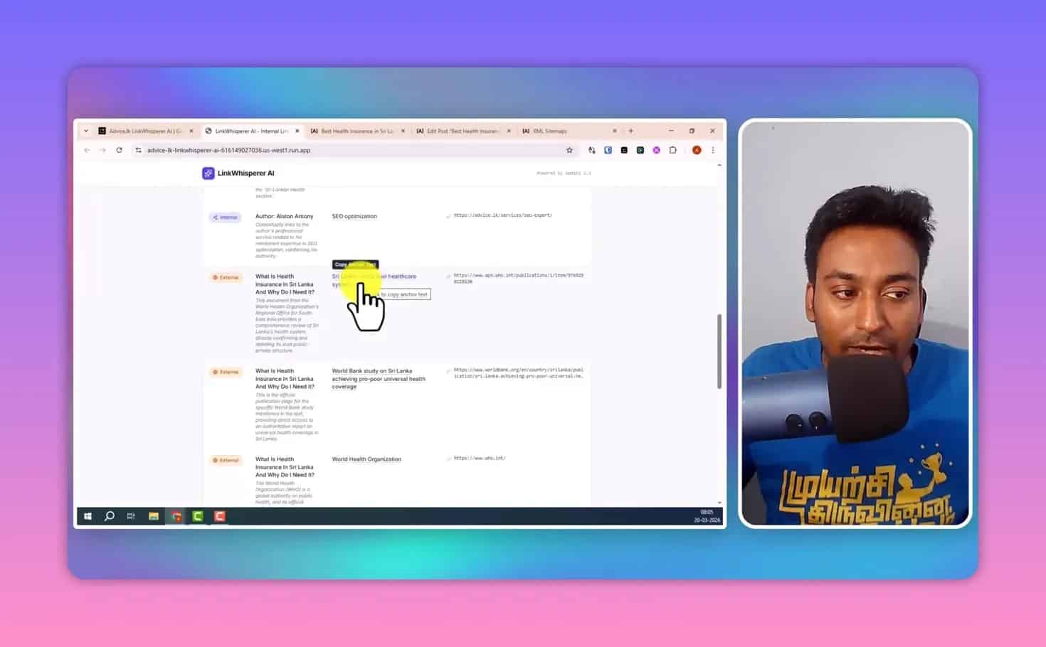 AI SEO internal linking tool authority links list with external sources such as WHO and World Bank