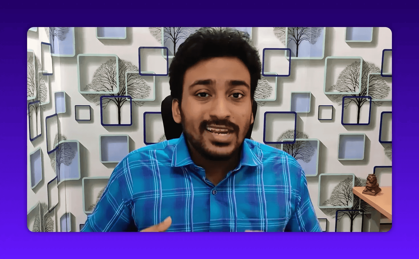 Instructor reassuring viewers about using quiz feedback to improve